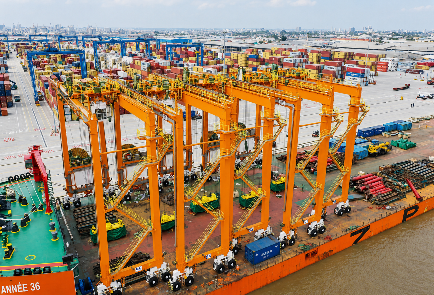 Vue du Port Autonome d’Abidjan